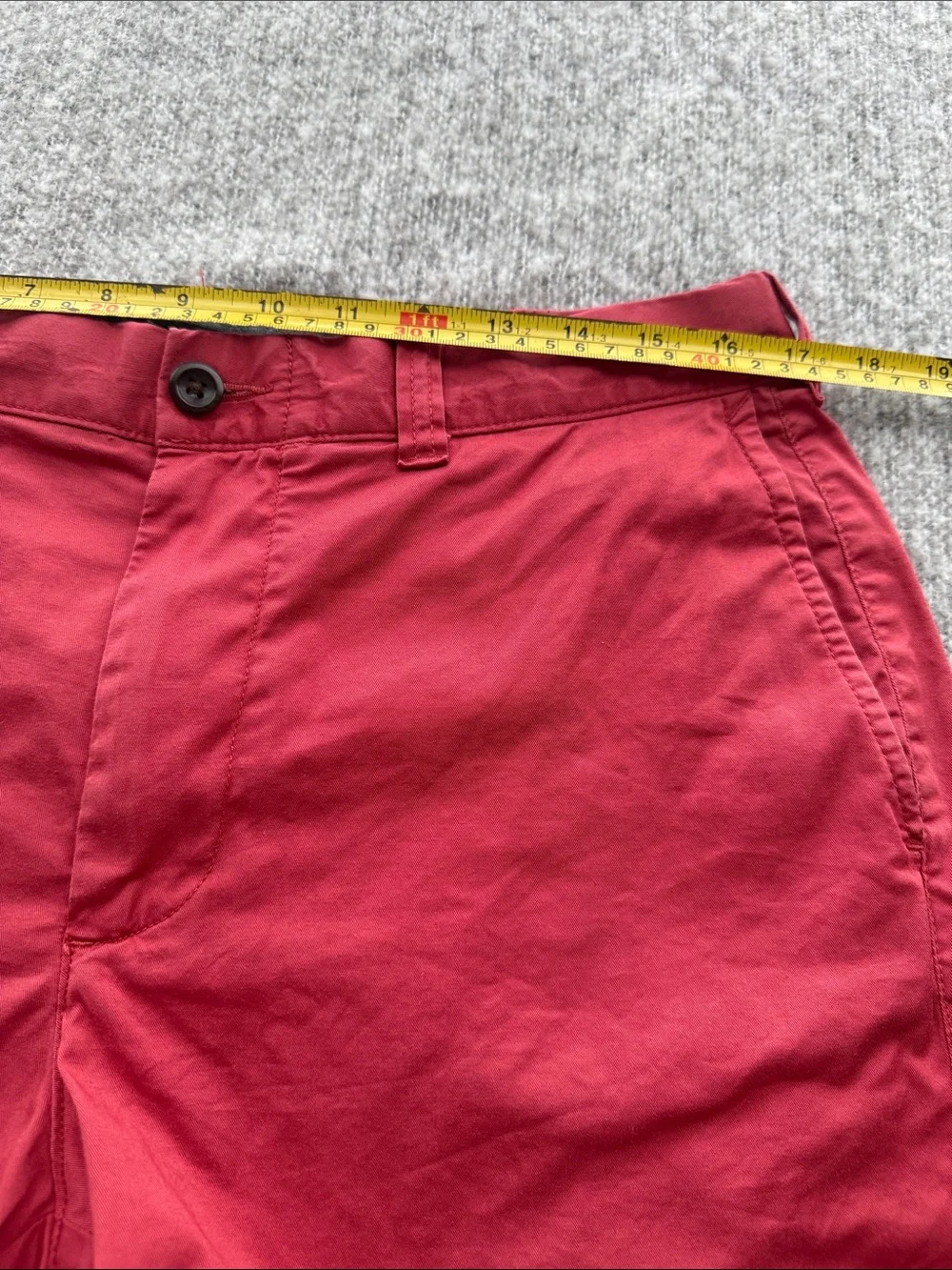J Crew Men's Salmon Casual Cotton Shorts Chino Size 33